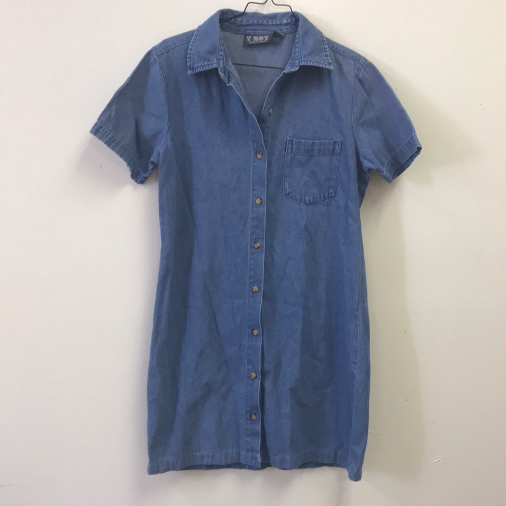 Vintage denim dress size s Y Not